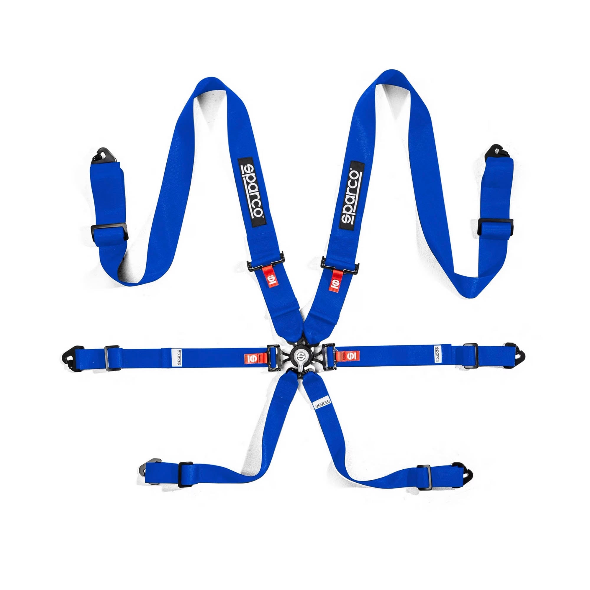 Sparco FIA H-3 Competition 6-Point Steel Racing Harness