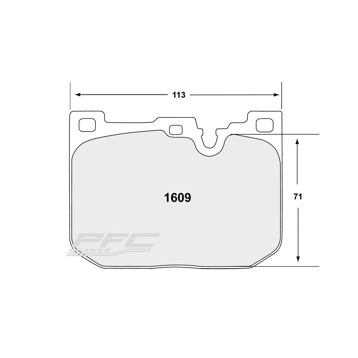 Performance Friction 1609.11.17.44 Racing Pad - 11 Compound